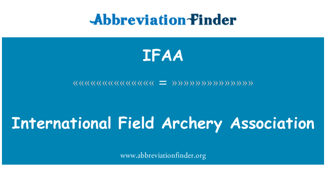 IFAA: Asosyasyon à jaden entènasyonal