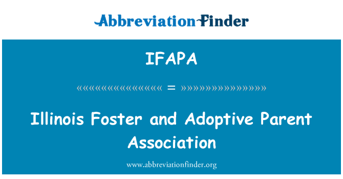 IFAPA: Illinois Foster en adoptief bovenliggende Association