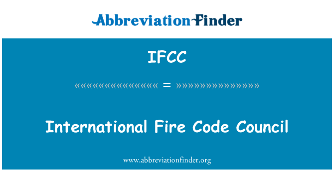 IFCC: Kunsill tal-Kodiċi Internazzjonali tan-nar