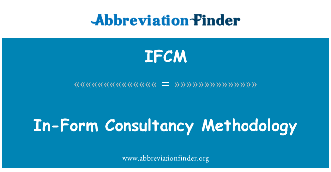 IFCM: Kaedah perundingan di dalam borang