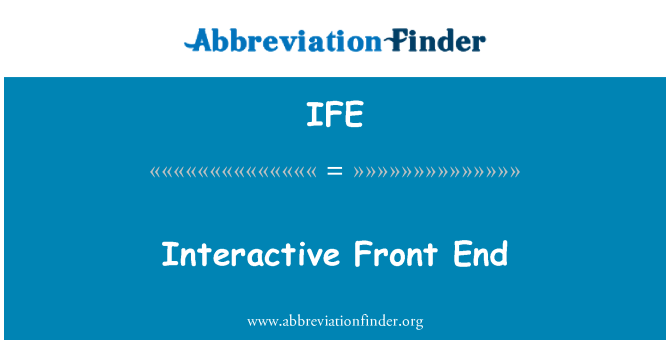 IFE: Tmiem quddiem interattivi