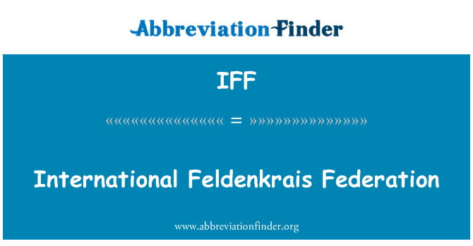 IFF: Internationale Feldenkrais Føderation