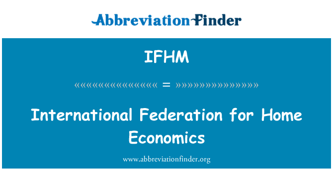 IFHM: 國際家政學聯合會
