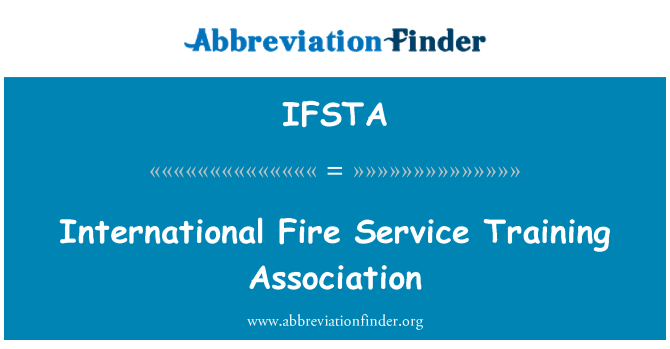 IFSTA: International Fire Service Training Association