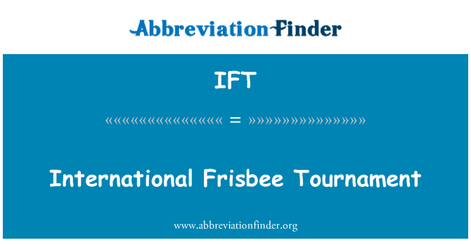 IFT: Turneu internaţional Frisbee