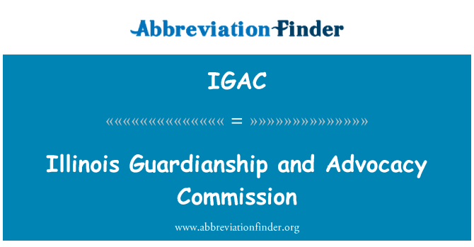 IGAC: Илинойс настойничество и застъпничество Комисията