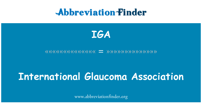 IGA: Kansainvälinen glaukooma ry