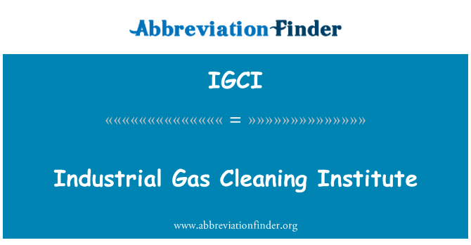 IGCI: Istitut ta ' tindif industrijali tal-gass
