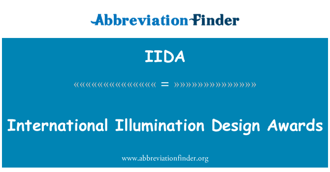 IIDA: Prix Conception bwiye entènasyonal
