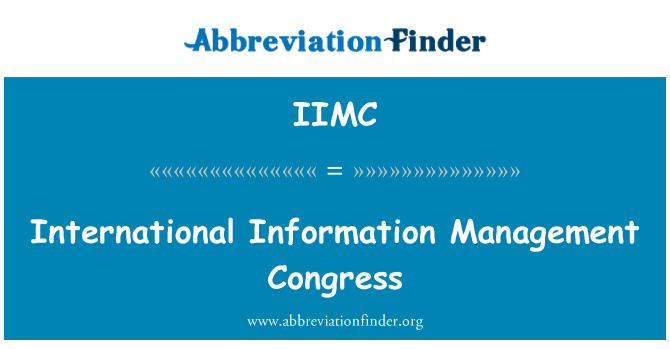 IIMC: Informazione internazionale Gestione congressi