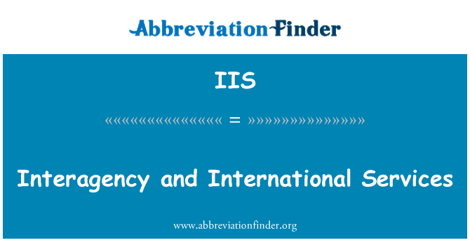 IIS: Layanan Antar dan internasional