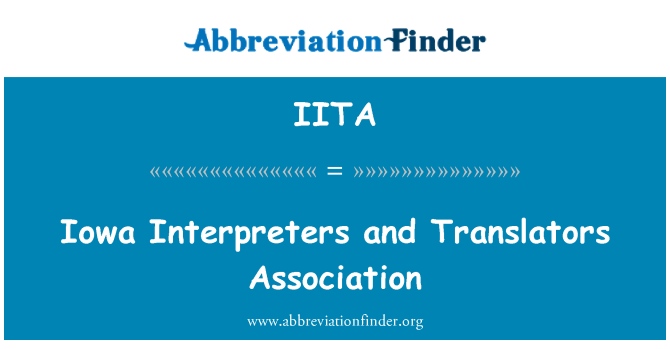 IITA: Iowa Interpreters and Translators Association