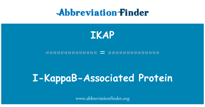 IKAP: I-KappaB-Associated Protein