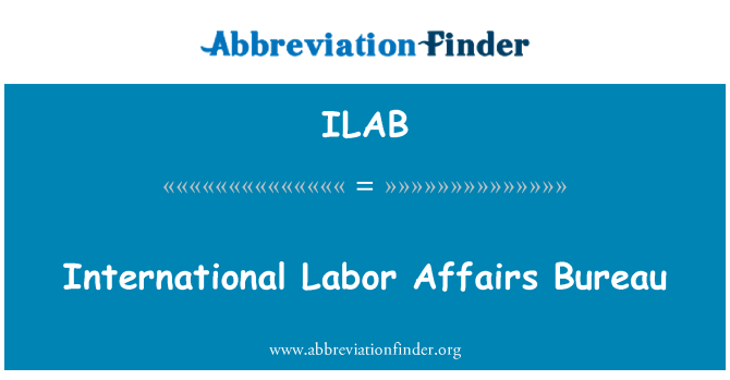 ILAB: הבינלאומי לענייני עבודה