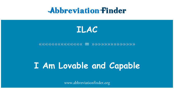 ILAC: Mwen se Lovable e kapab
