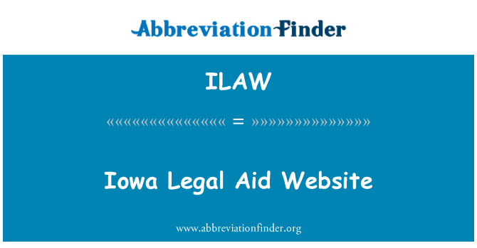 ILAW: Situs bantuan Iowa hukum