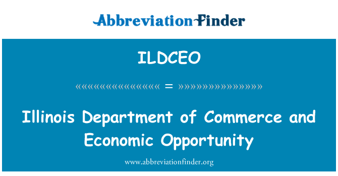 ILDCEO: Illinois ministrijai un ekonomisko iespēju