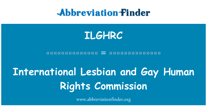 ILGHRC: Internationale lesbisk og homoseksuelle Human Rights Commission