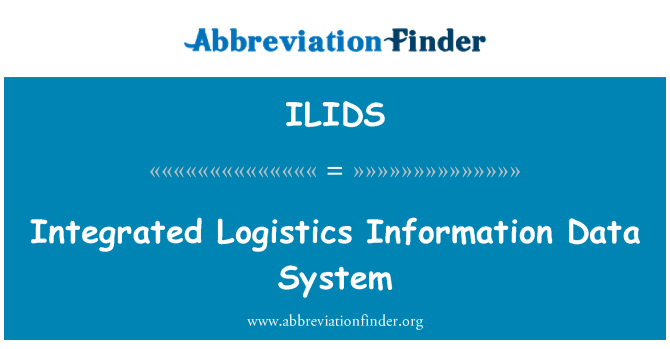 ILIDS: Sistema logistico integrato informazioni dati