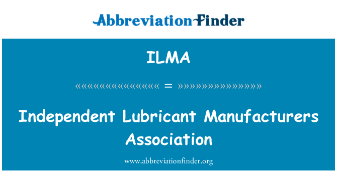 ILMA: آزاد سنےہک مینوفیکچررز ایسوسی ایشن