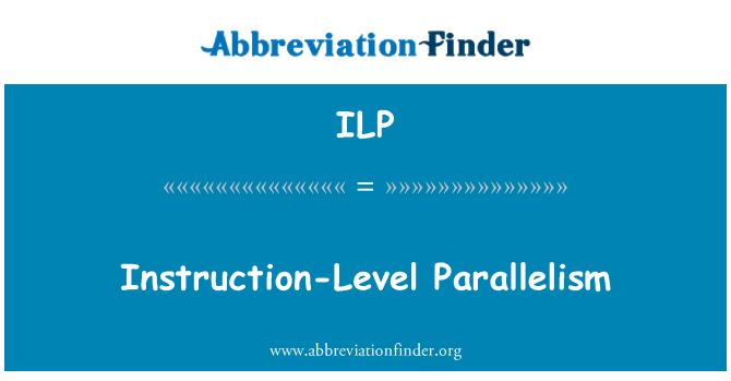 ILP: Fil-livell ta ' l-istruzzjoni paralleliżmu