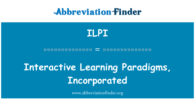 ILPI: Modèles aprann interactive, Inc