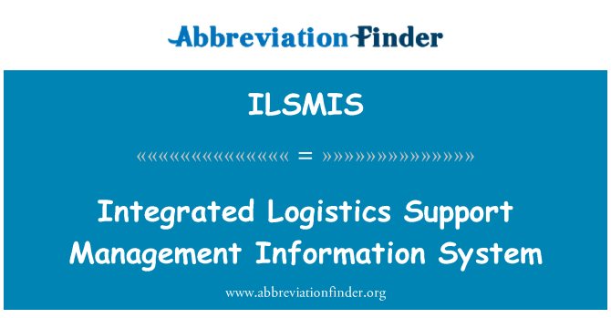 ILSMIS: Integrert logistikk støtte Management Information System