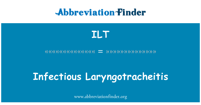 ILT: Infectious Laryngotracheitis