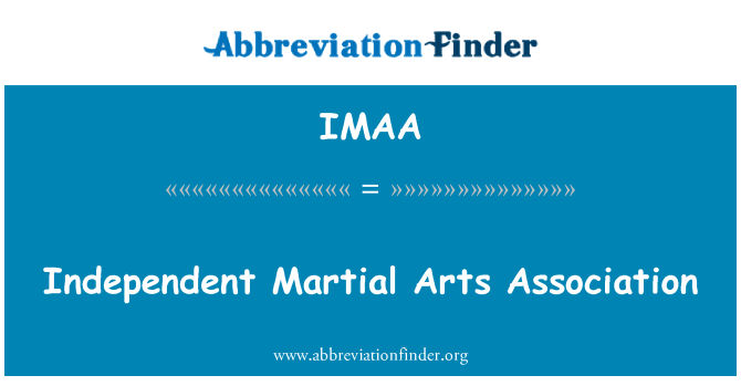 IMAA: Asociación independiente de artes marciales
