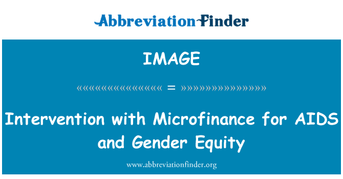 IMAGE: Entèvansyon ak Microfinance pou sida ak idantite senksyèl jis
