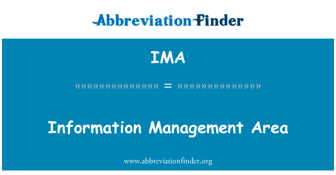 IMA: מידע ניהול שטח