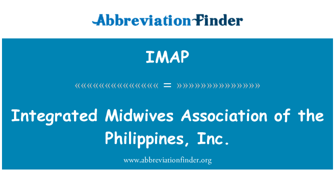 IMAP: Integrovaný asistentek asociace na Filipínách, Inc