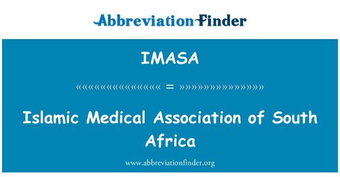 IMASA: Islami Medical Association Lõuna-Aafrika