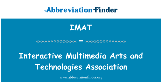 IMAT: Seni Multimedia Interaktif dan Asosiasi teknologi