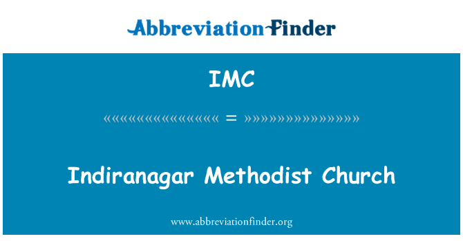 IMC: Gereja Methodis Indiranagar