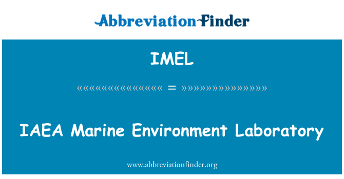 IMEL: IAEA merekeskkonna labor