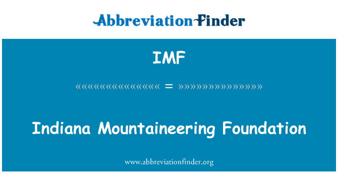 IMF: Indiana bjergbestigning Foundation
