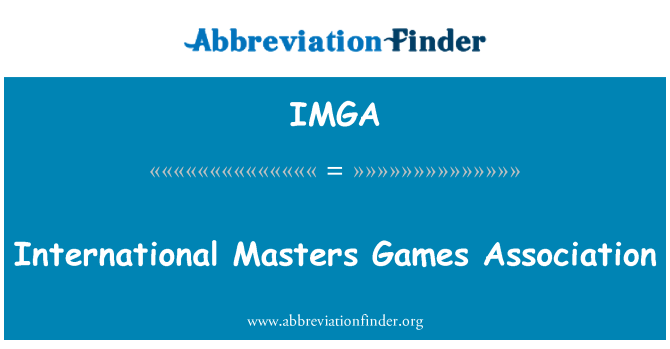 IMGA: Master Internasional Games Association