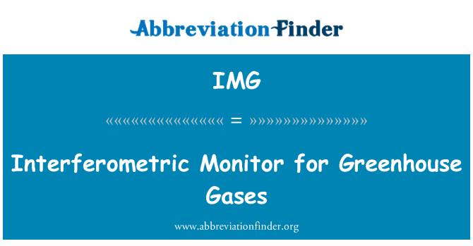 IMG: Interferometric монитор за парникови газове