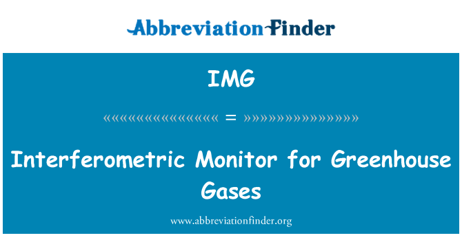 IMG: Interferometric Monitor bagi gas-gas rumah hijau