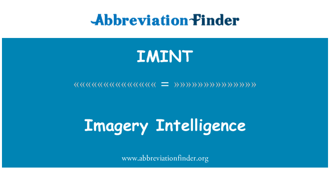 IMINT: Снимки разведки