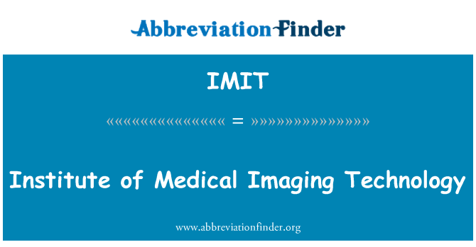 IMIT: Institute of Medical Imaging Technology