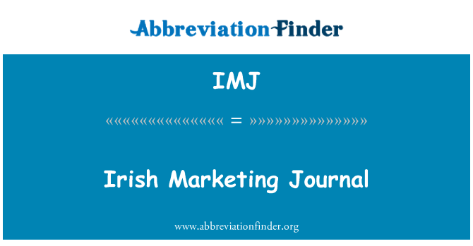 IMJ: Irská Marketing Journal