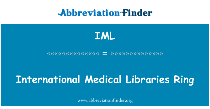 IML: Ċirku ta ' internazzjonali libreriji mediċi
