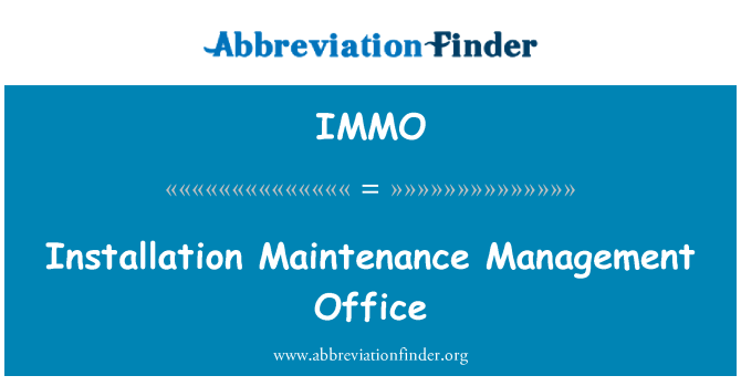 IMMO: Installation-Wartung-Management-Büro