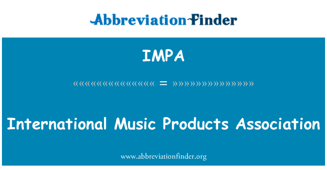 IMPA: International Music Products Association