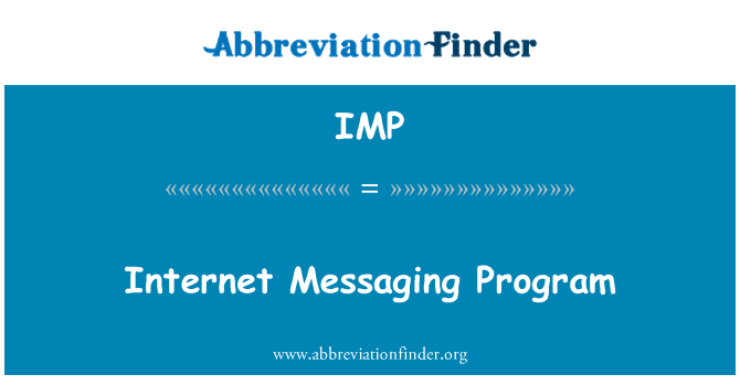 IMP: Internet ileti programı