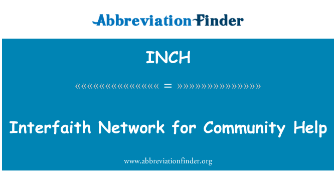 INCH: Interfaith Network for Community Help