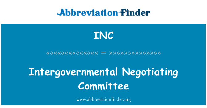 INC: 政府间谈判委员会