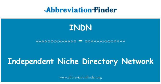 INDN: Oberoende Niche Directory nätverk